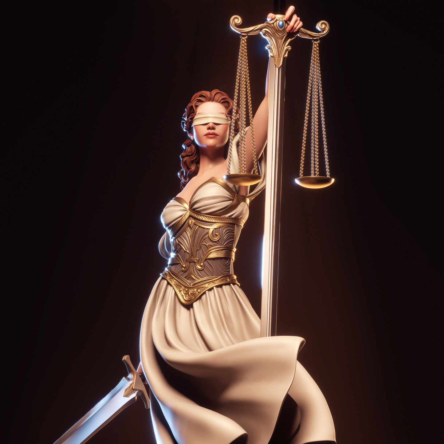 Justice by CA3D | High Quality Resin Print | Painted Commissions available!