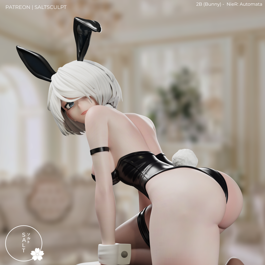 2B (Bunny suit) from Nier by SaltSculpts | High Quality Resin Print | Painted Commissions available!