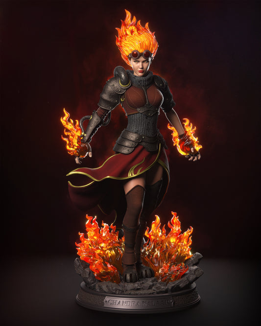 Chandra from MTG by CA3D | High Quality Resin Print | Painted Commissions available!