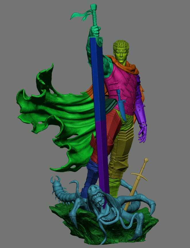 Guts from Berserk Fan-Made Model by CA3D