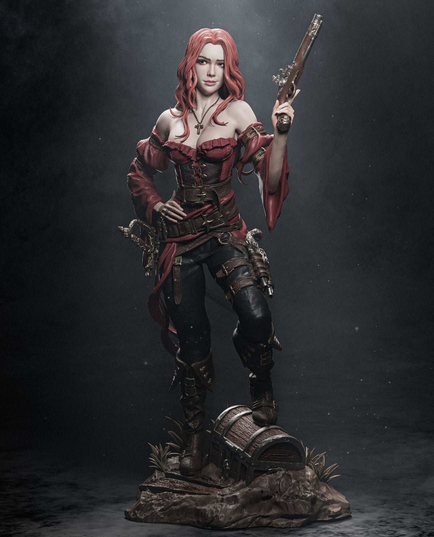 The Pirate original design by CA3D | High Quality Resin Print | Painted Commissions available!