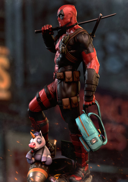 Deadpool by CA3D | High Quality Resin Print | Painted Commissions available!