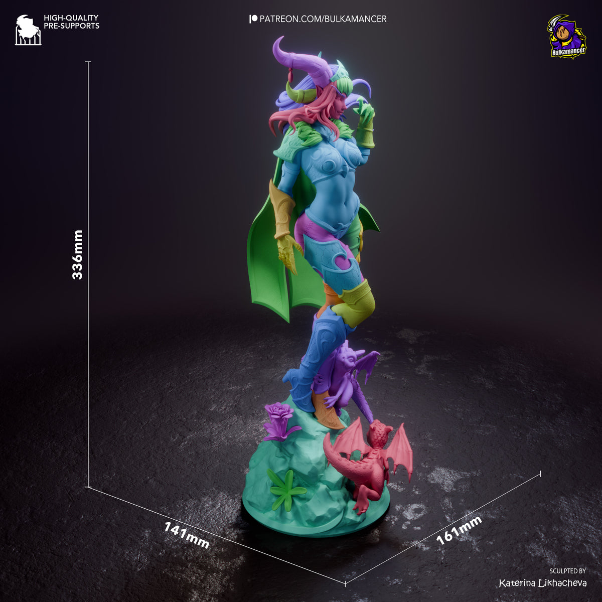 Alexstrazsa from Warcraft by Bulkamancer | High Quality Resin Print | Painted Commissions available!