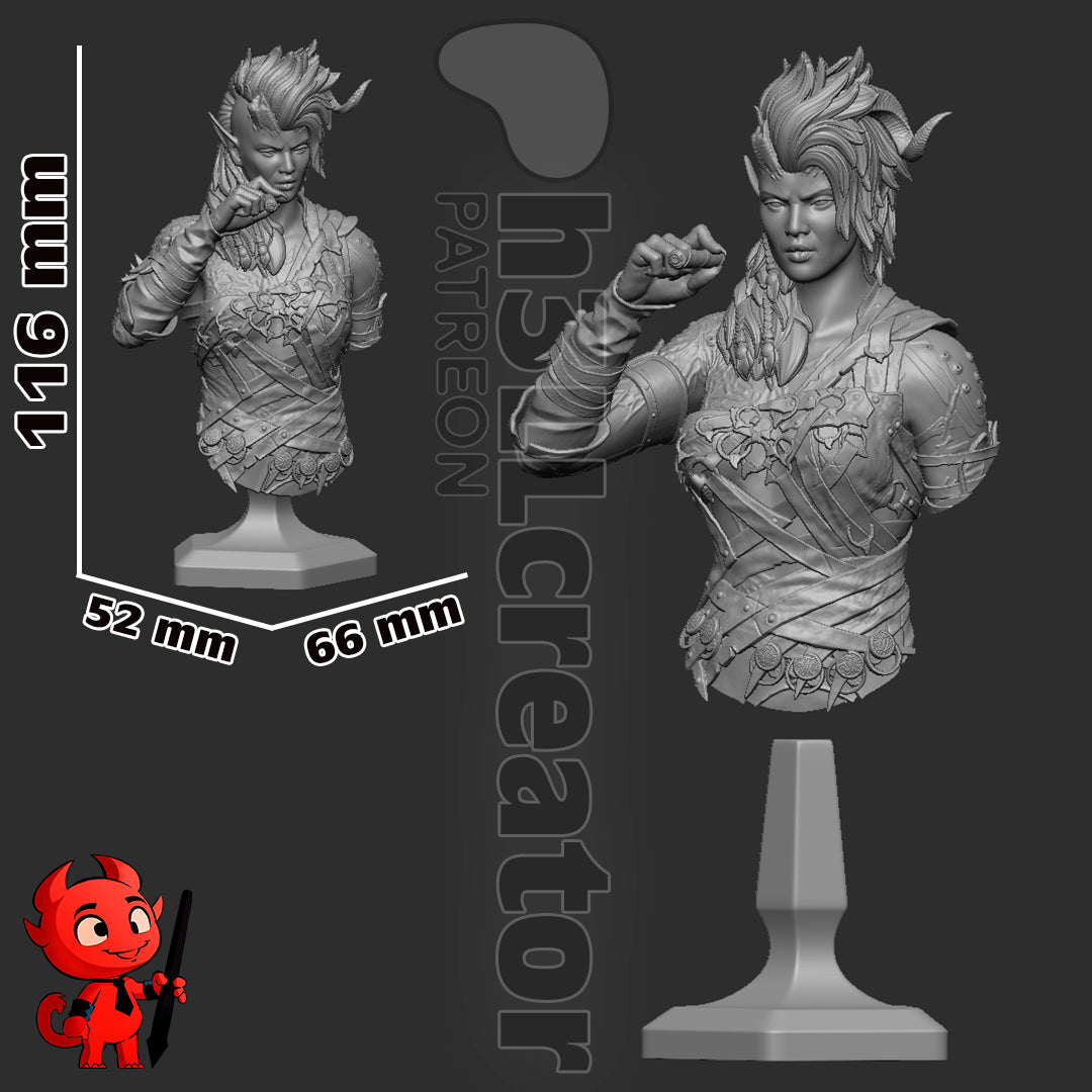 Baldur's Gate 3 Karlach Garage Kit | Fanmade Model by h3llCreator | Barbarian mommy | 3D Printed - Sephiknot