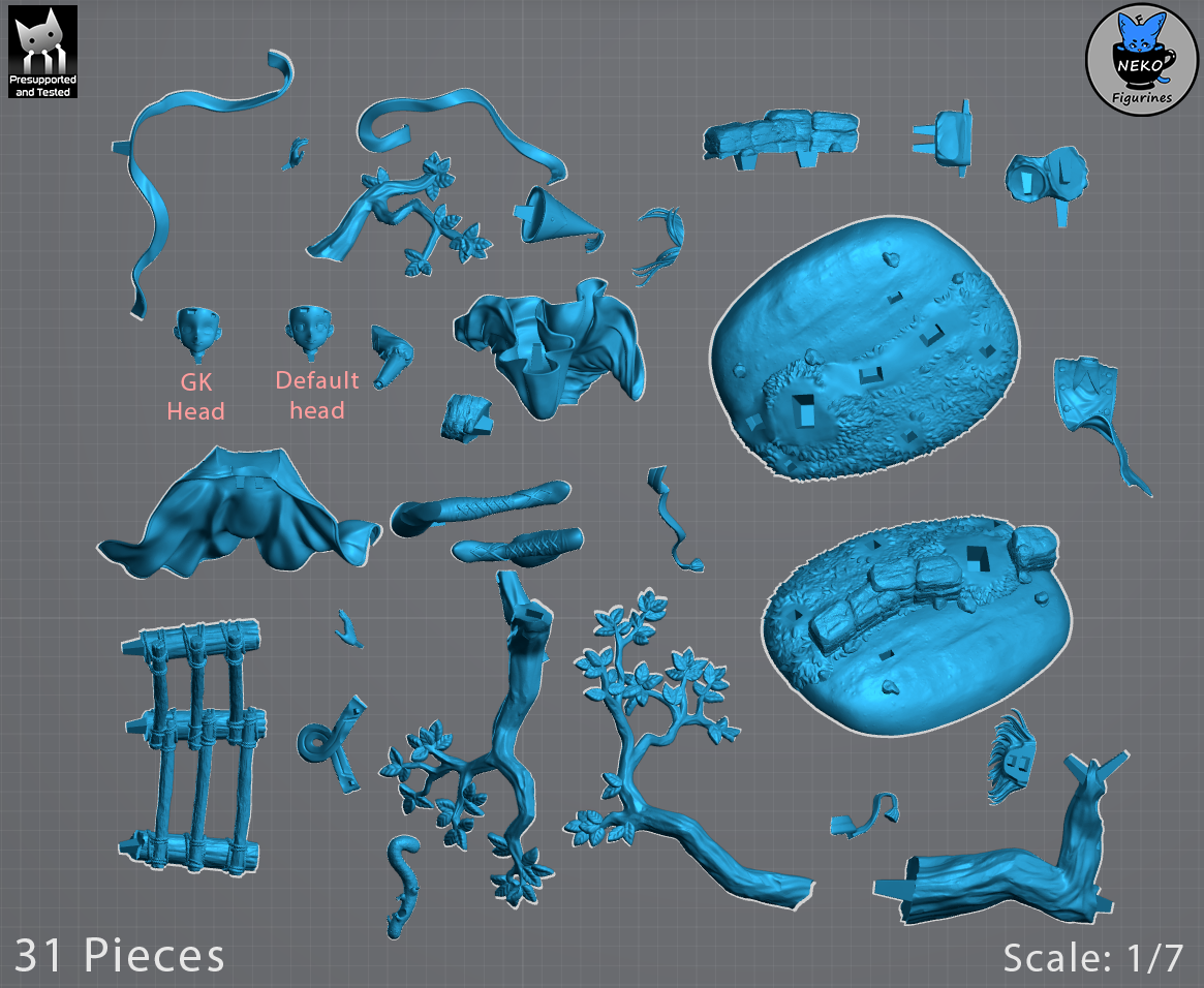 Coco from Witch Hat Atelier by Neko Figurines | High Quality Resin Print | Painted Commissions available!