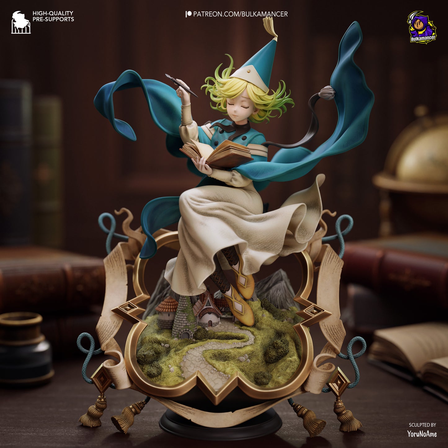 Coco from Witch Hat Atelier by Bulkamancer | High Quality Resin Print | Painted Commissions available!