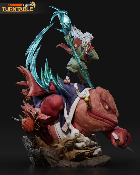 Jiraiya by NomNom | High Quality Resin Print | Painted Commissions available!