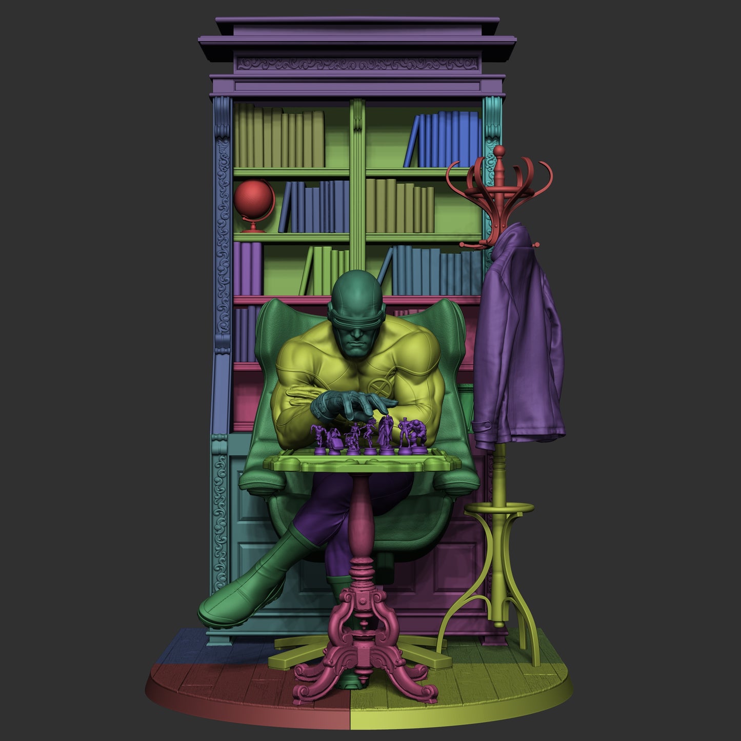 Cyclops from X-Men by CA3D | High Quality Resin Print | Painted Commissions available!