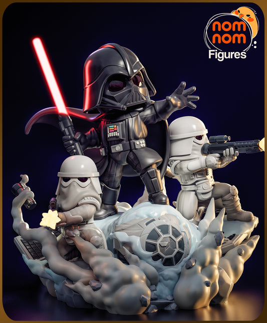 Chibi Darth Vader by NomNom | Painted Commissions available!
