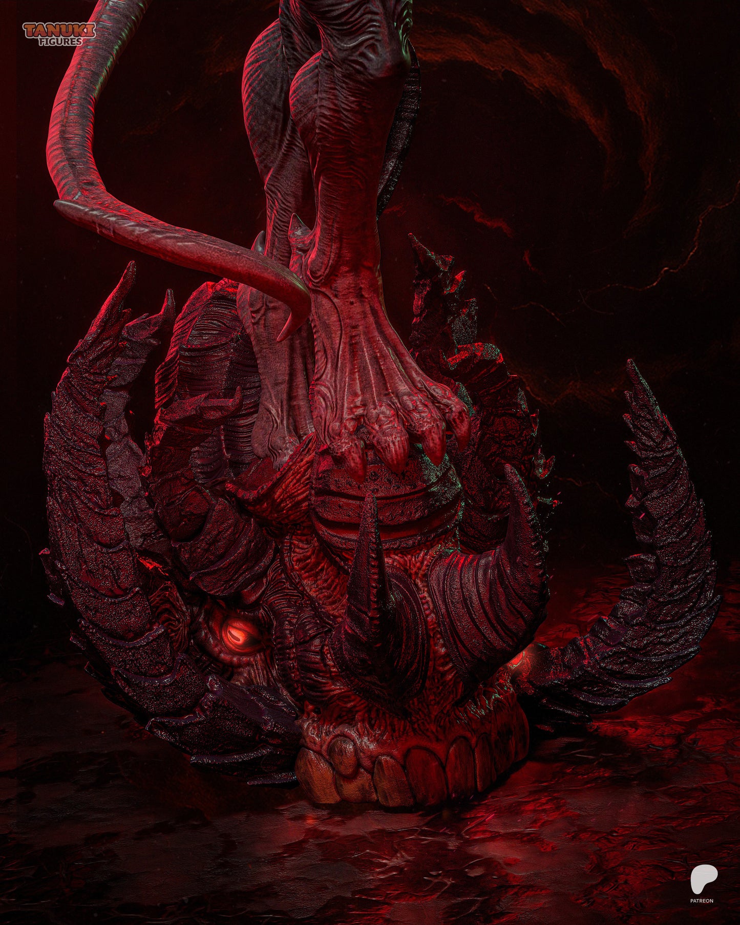 Devilman from Devilman Crybaby Fan-Made Model by Tanuki Figures