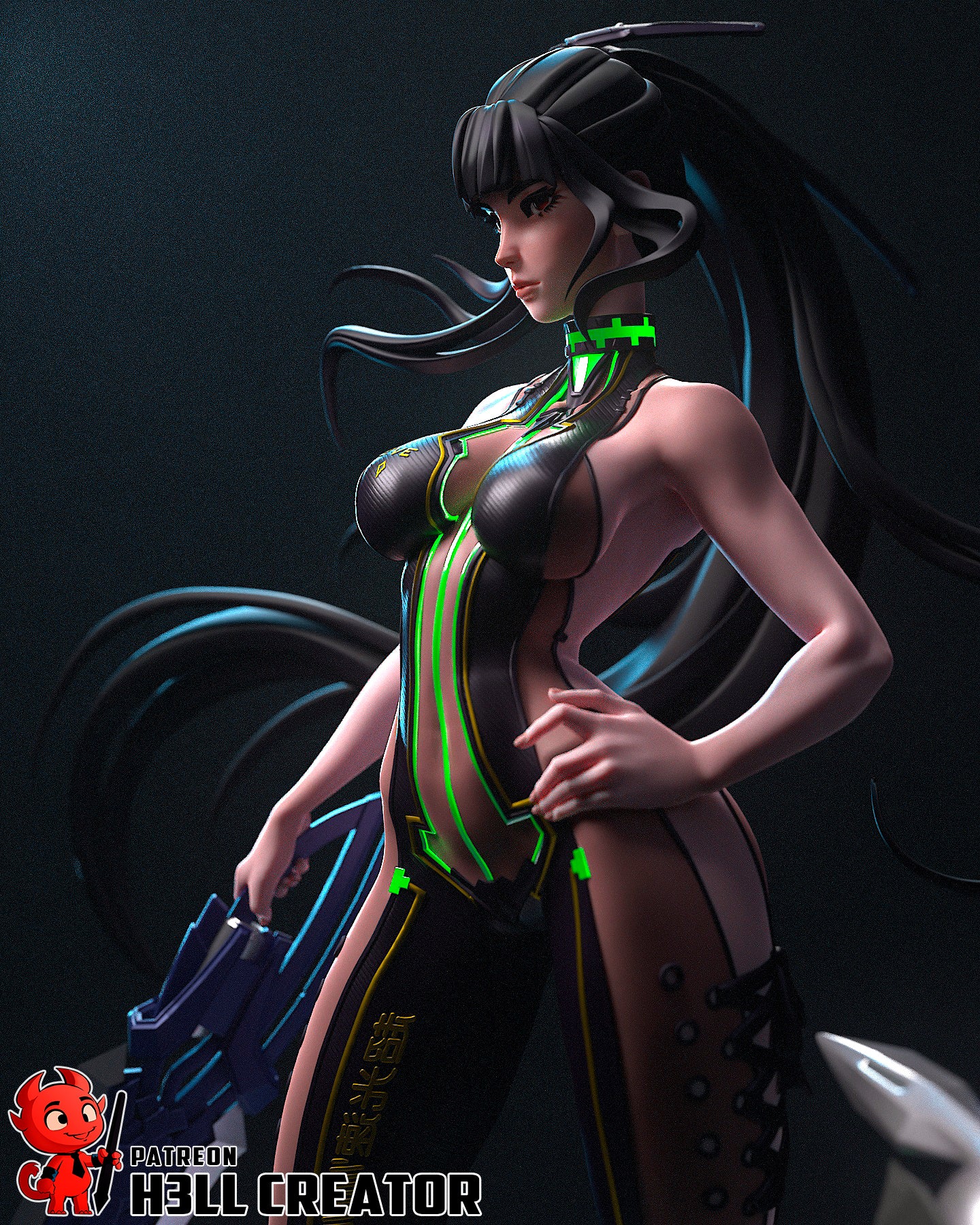 Eve Garage Kit | Fanmade Model by h3llCreator | Stellar Blade | 3D Printed