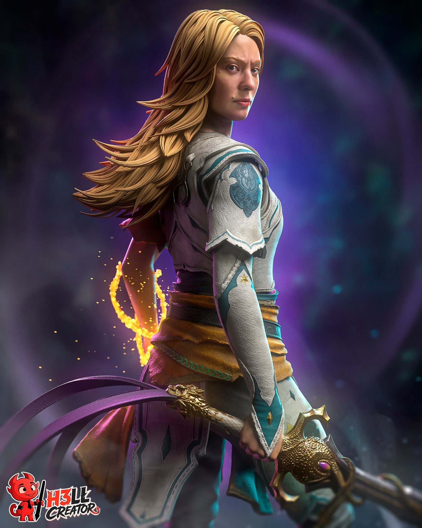 Faye by h3ll creator | High Quality Resin Print | Painted Commissions available!