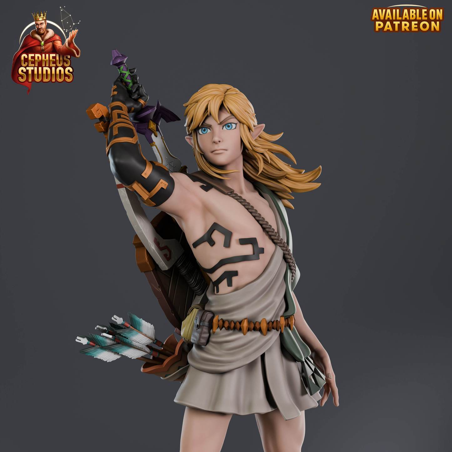 Link from Breath of the Wild fan-Made Model by Cepheus Studio - Sephiknot
