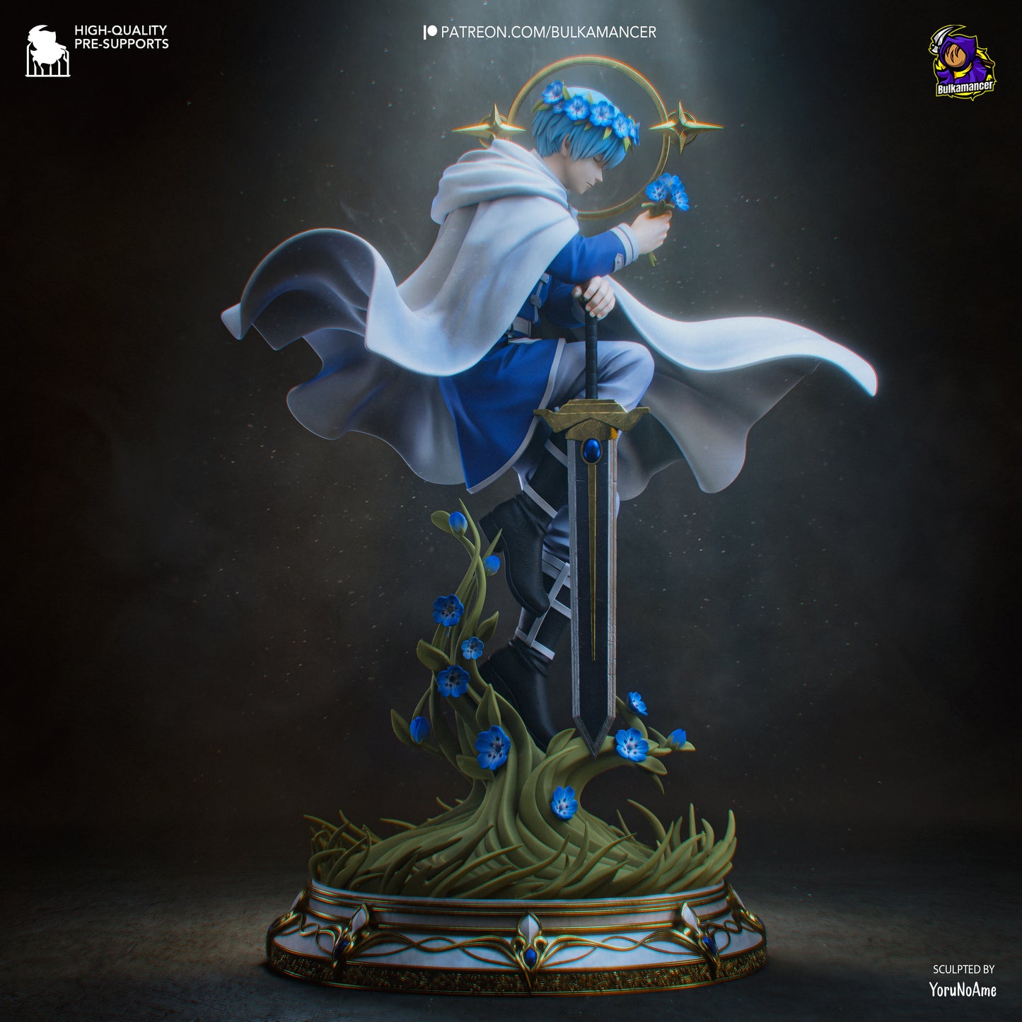 Himmel from Frieren by Bulkamancer | High Quality Resin Print | Painted Commissions available! - Sephiknot
