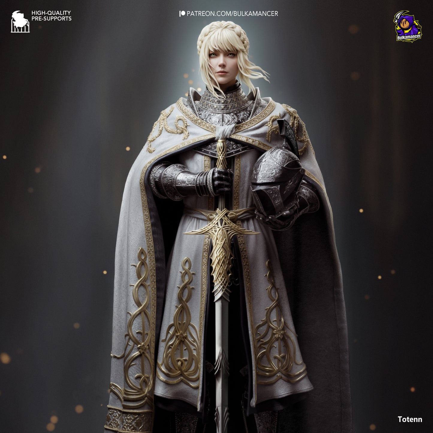 Needle Knight Garage Kit | Fanmade Model by Bulkamancer | 3D Printed - Sephiknot