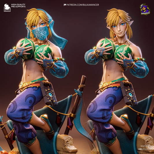 Gerudo Link by Bulkamancer | High Quality Resin Print | Painted Commissions available!