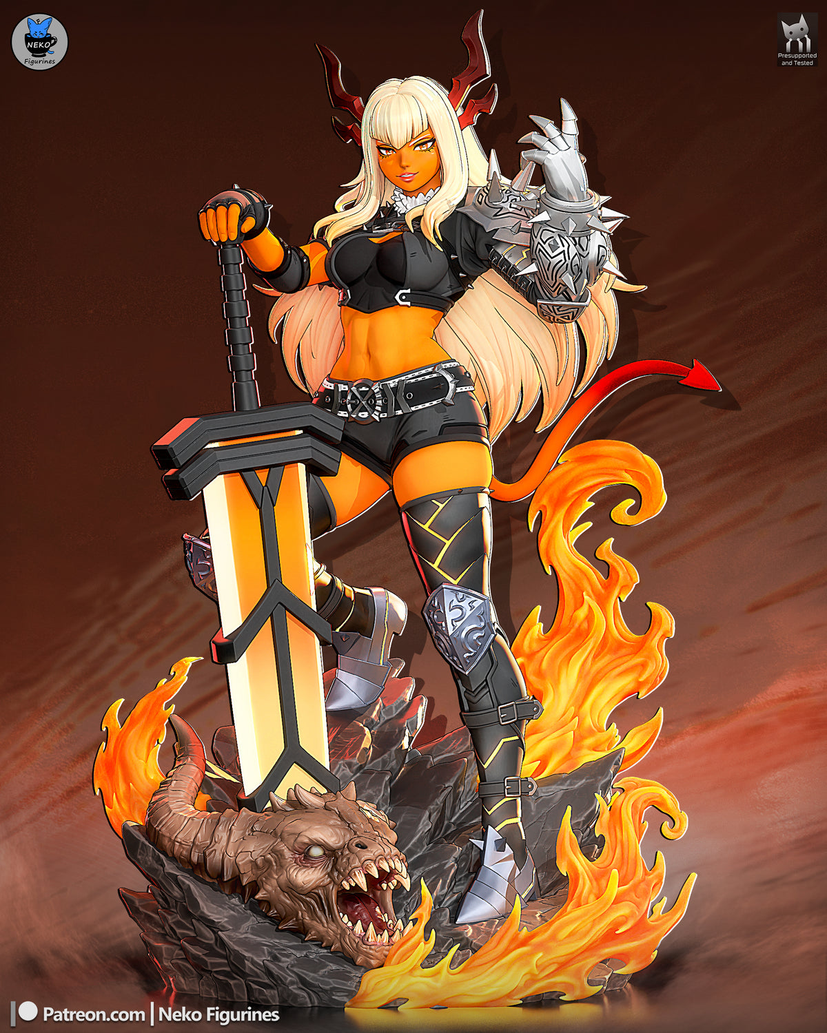 Magik by Neko Figurines | High Quality Resin Print | Painted Commissions available!