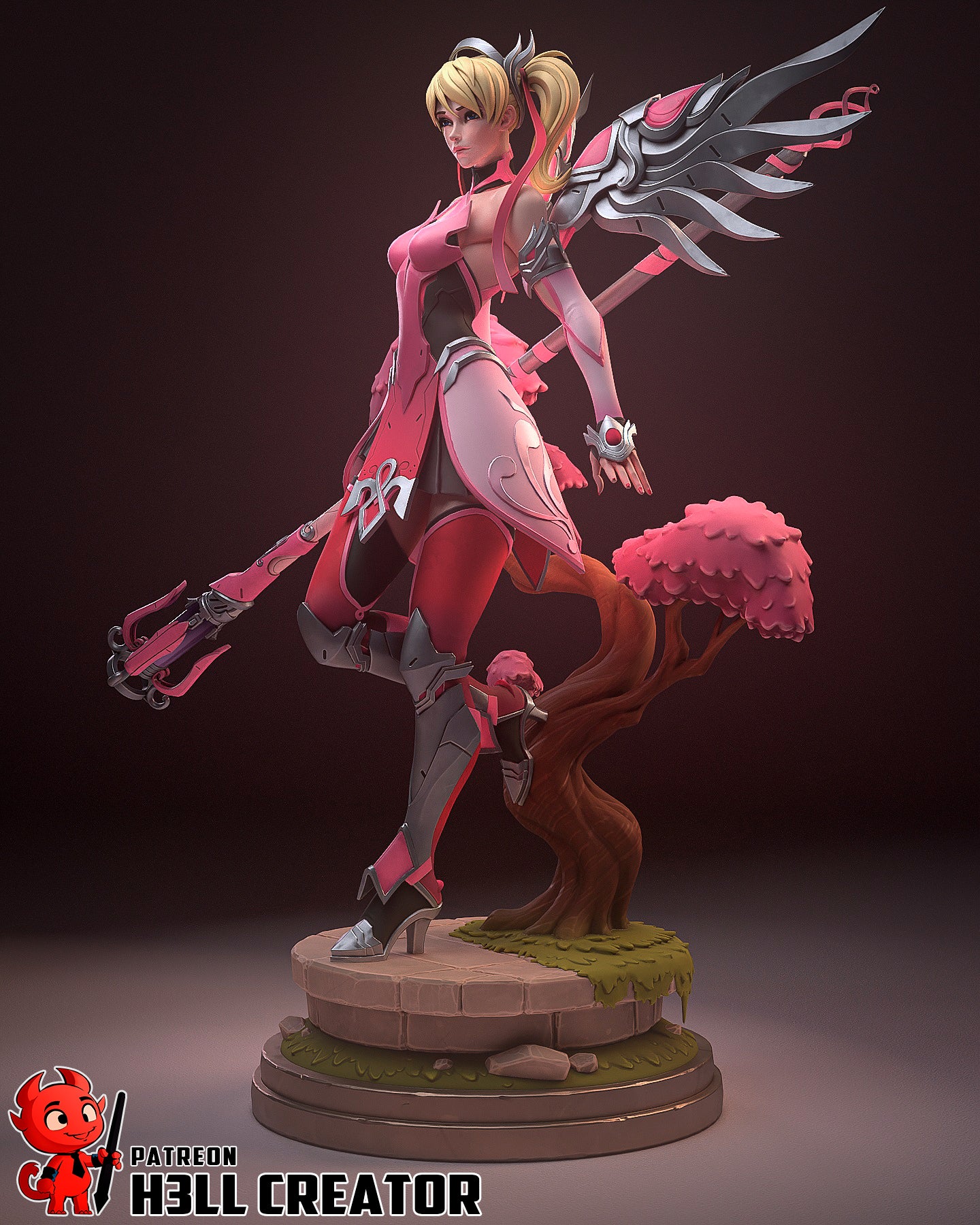 Mercy from Overwatch Fan-Made Model by h3llcreator