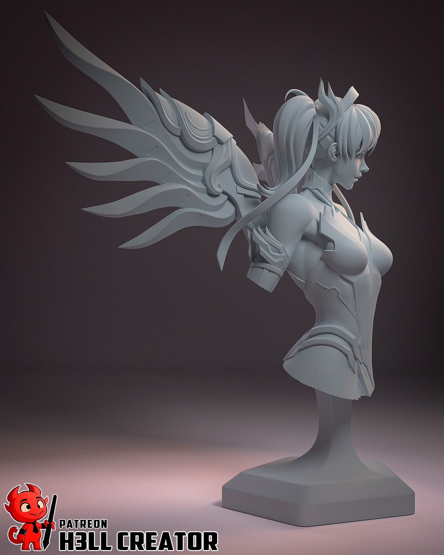 Mercy from Overwatch Fan-Made Model by h3llcreator