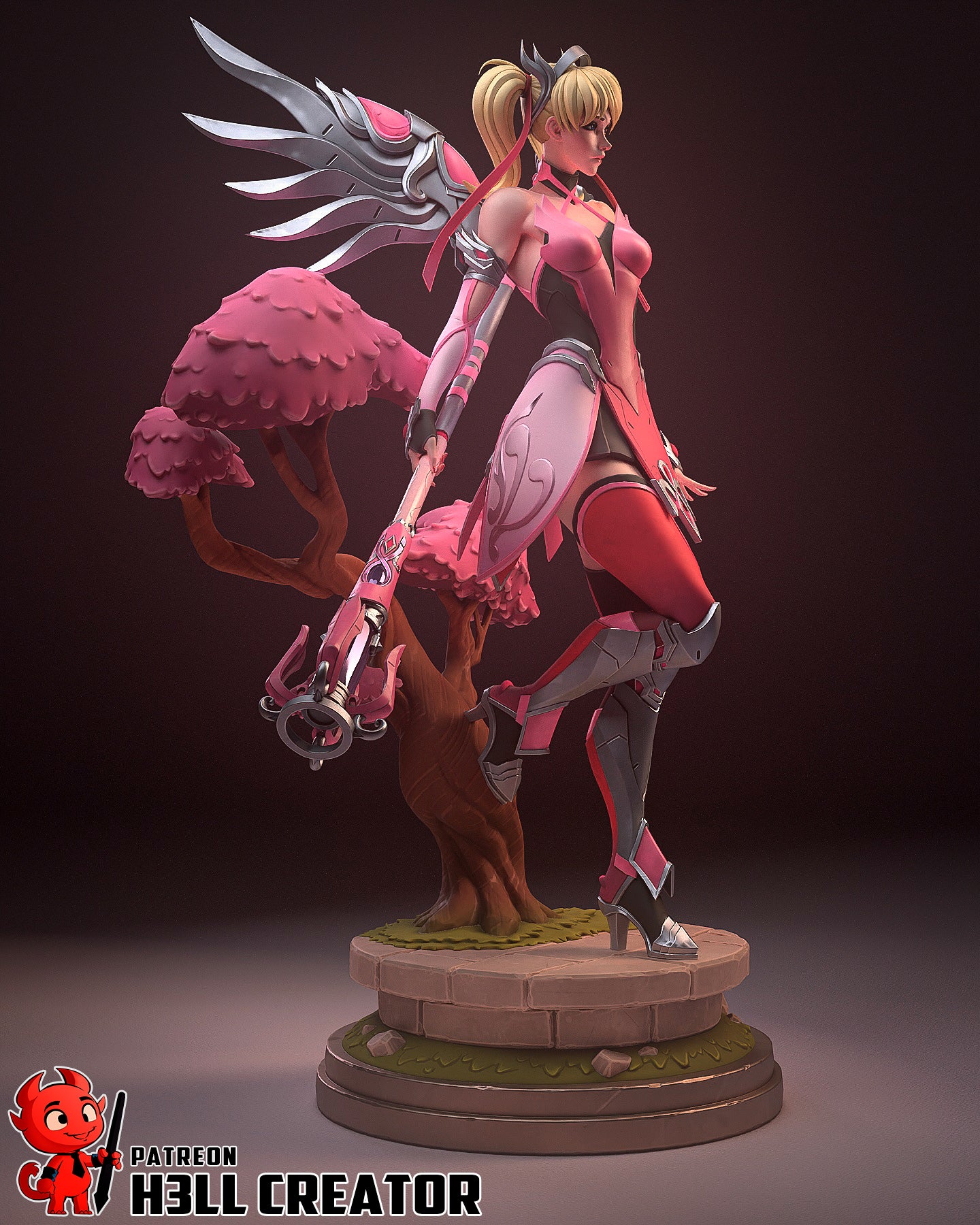 Mercy from Overwatch Fan-Made Model by h3llcreator