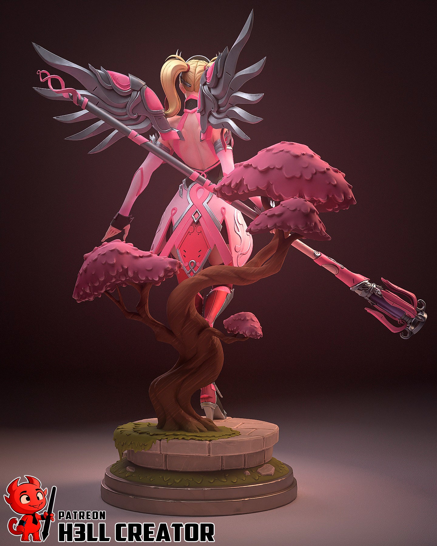 Mercy from Overwatch Fan-Made Model by h3llcreator