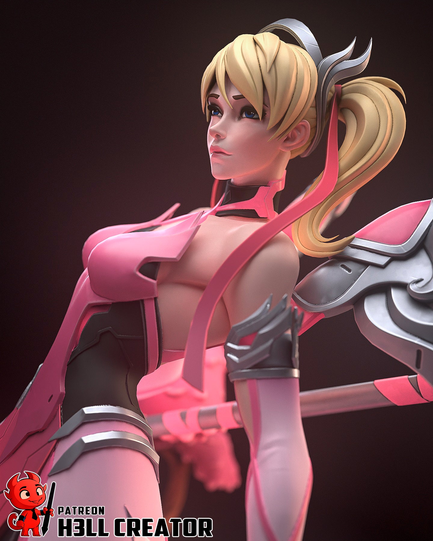 Mercy from Overwatch Fan-Made Model by h3llcreator