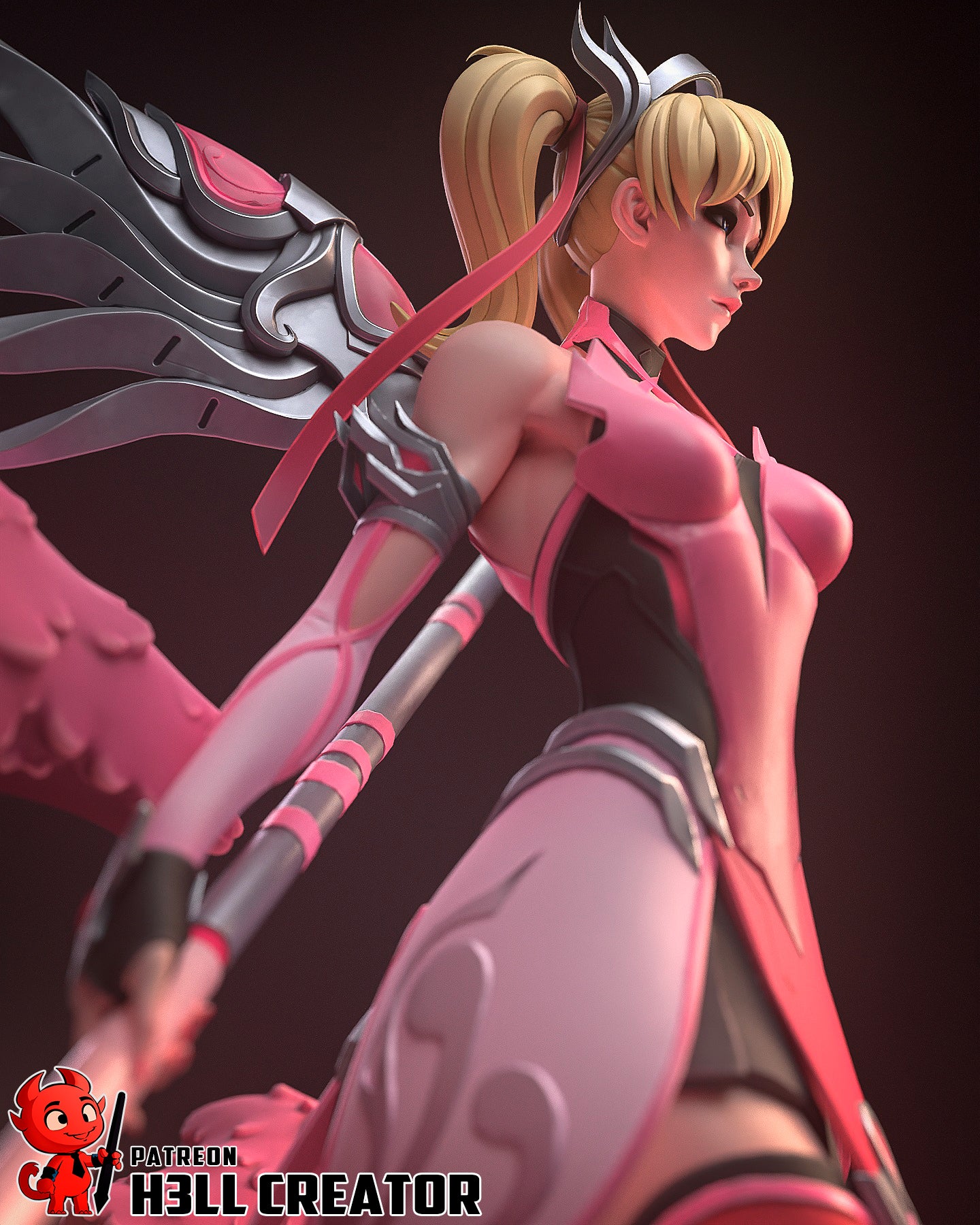 Mercy from Overwatch Fan-Made Model by h3llcreator