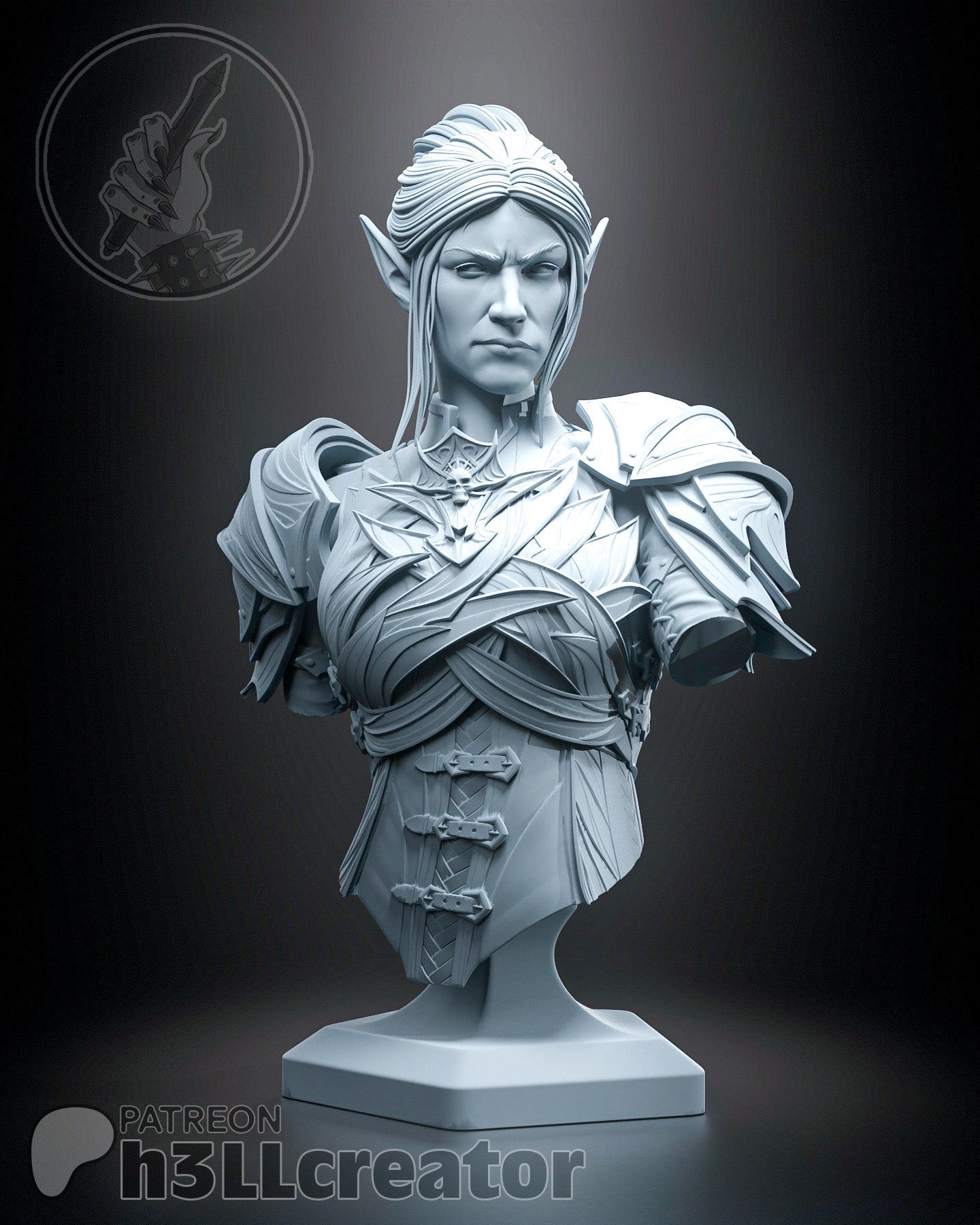 Minthara Garage Kit | Fanmade Model by h3llCreator | Baldurs Gate | 3D Printed - Sephiknot
