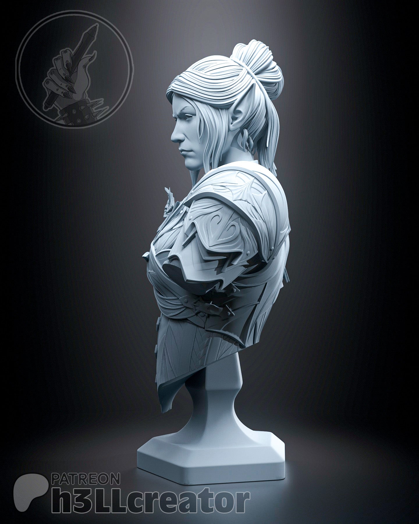 Minthara Garage Kit | Fanmade Model by h3llCreator | Baldurs Gate | 3D Printed - Sephiknot