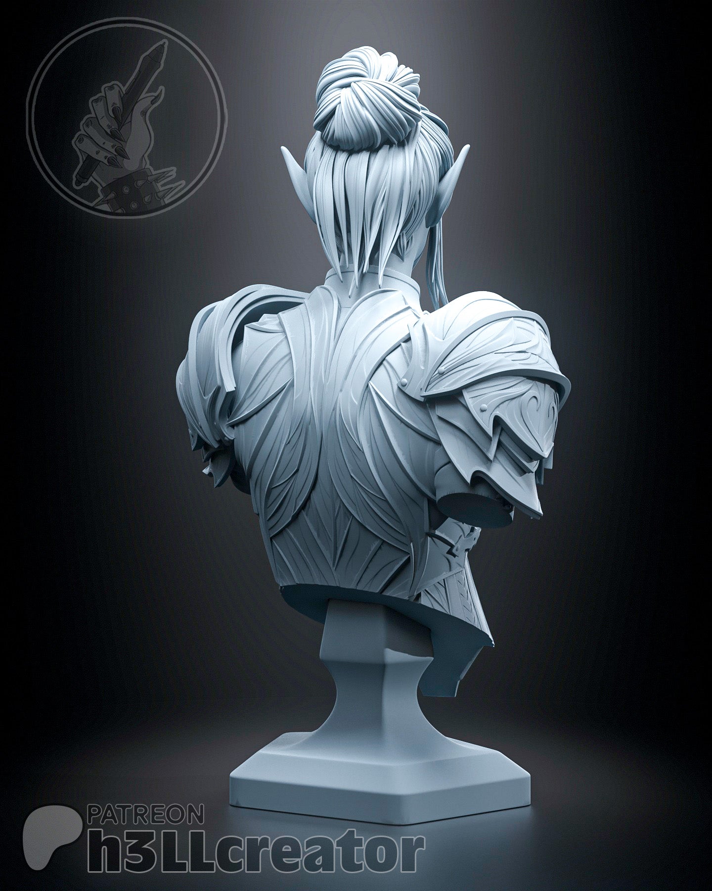 Minthara Garage Kit | Fanmade Model by h3llCreator | Baldurs Gate | 3D Printed - Sephiknot