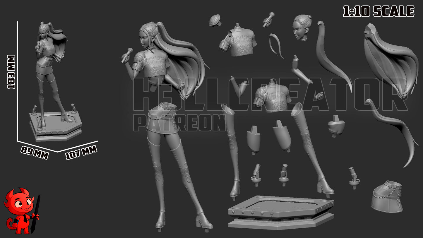 Mira from K-Pop Demon Hunters Fan-Made Model by h3llCreator