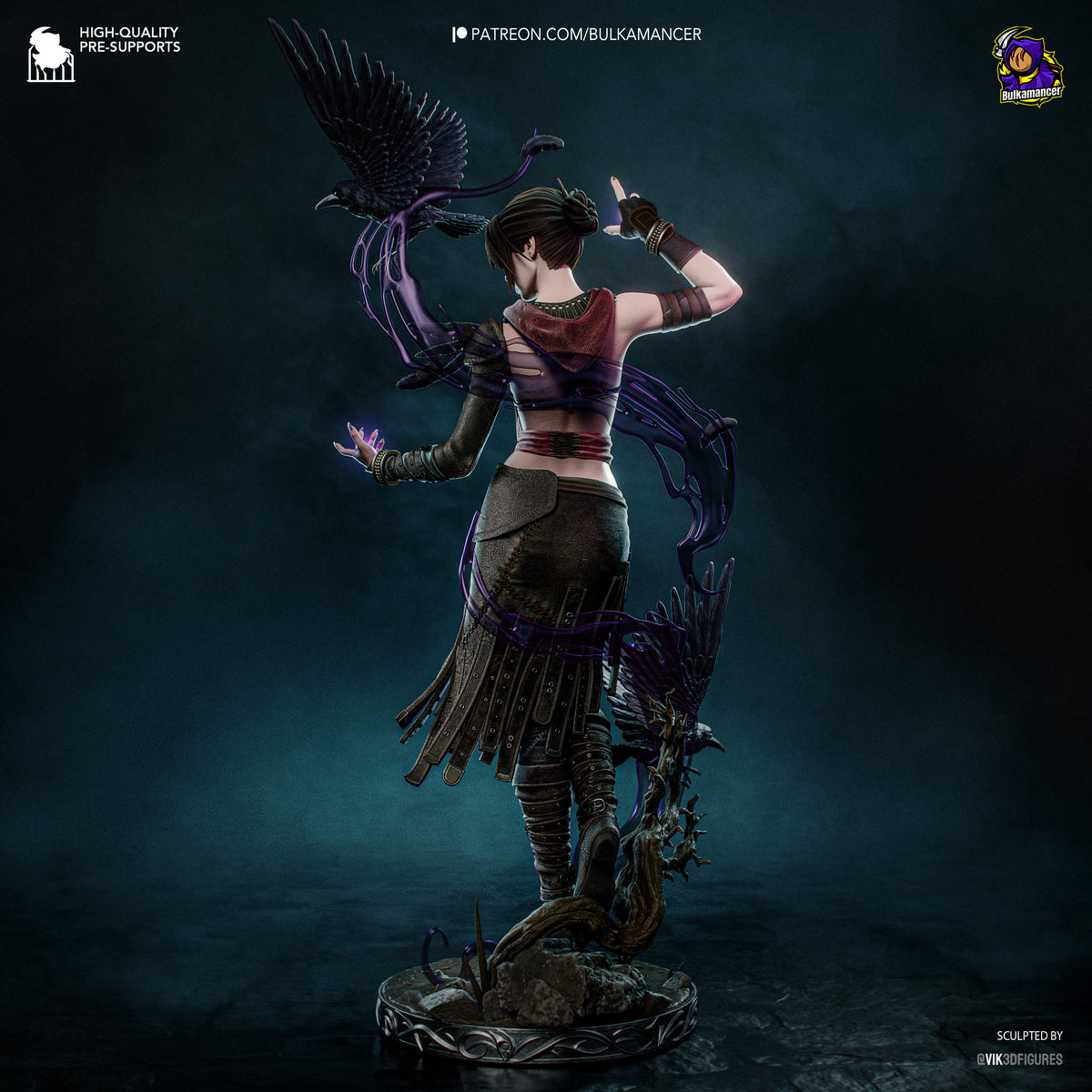 Morrigan by Bulkamancer | High Quality Resin Print | Painted Commissions available!