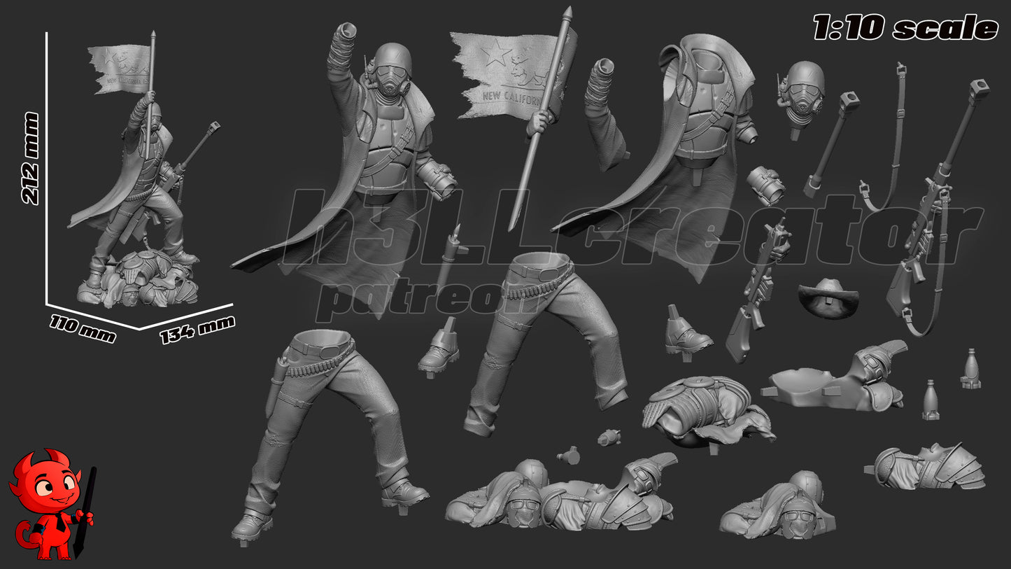 NCR Ranger by h3ll creator | High Quality Resin Print | Painted Commissions available!