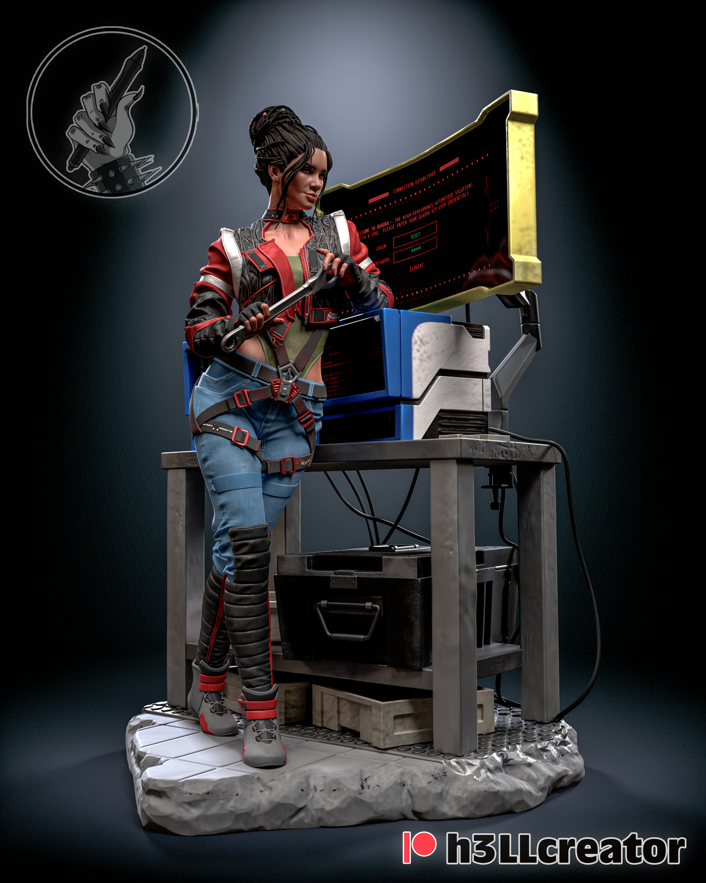 Panam from Cyberpunk Fan-Made Model by h3llcreator