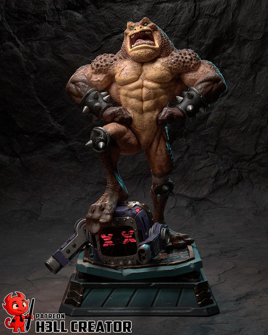 Pimple from Battletoads by h3ll creator | High Quality Resin Print | Painted Commissions available!