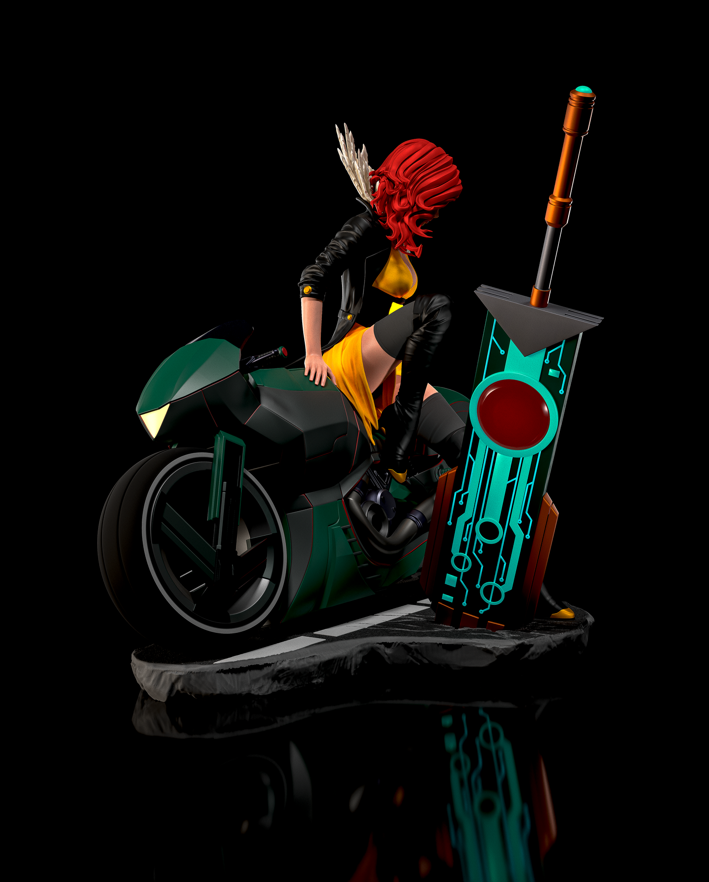 RED from Transistor Fan-Made Model by h3llcreator