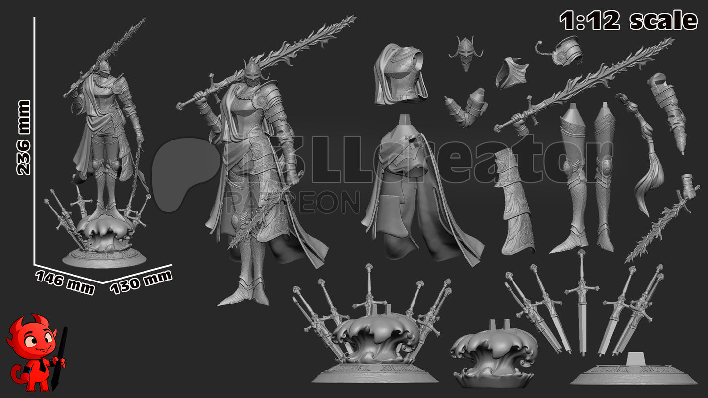 Rellana Garage Kit | Fanmade Model by h3llCreator | Elden Ring | 3D Printed - Sephiknot