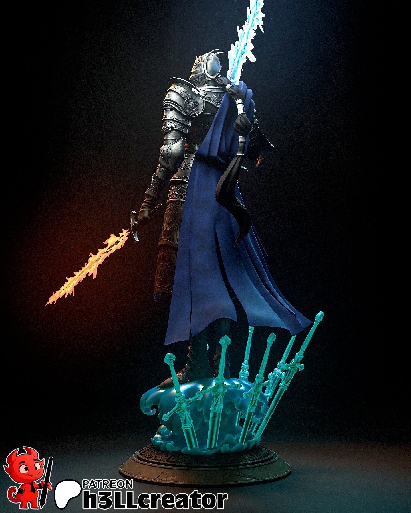 Rellana Garage Kit | Fanmade Model by h3llCreator | Elden Ring | 3D Printed - Sephiknot