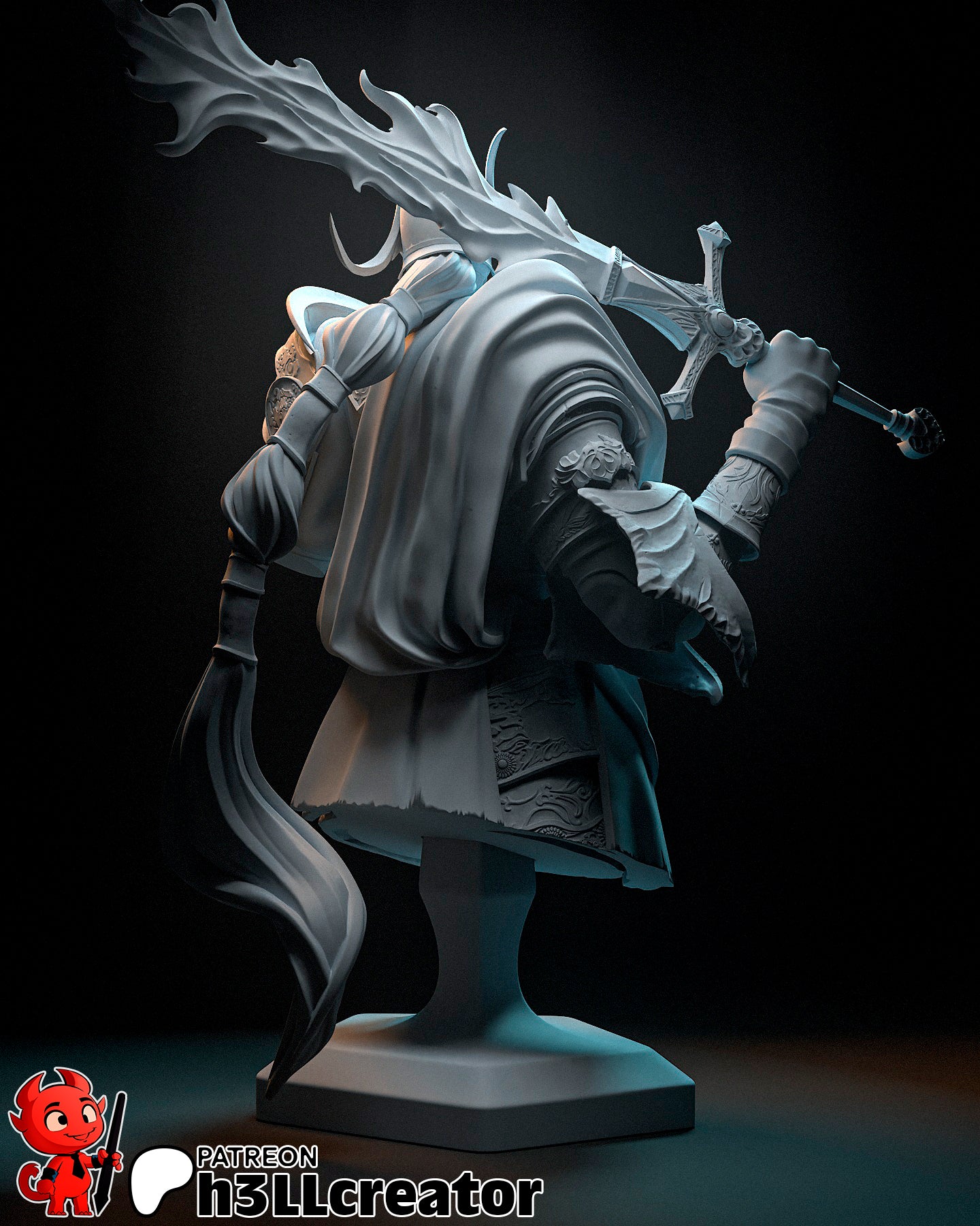 Rellana Garage Kit | Fanmade Model by h3llCreator | Elden Ring | 3D Printed - Sephiknot