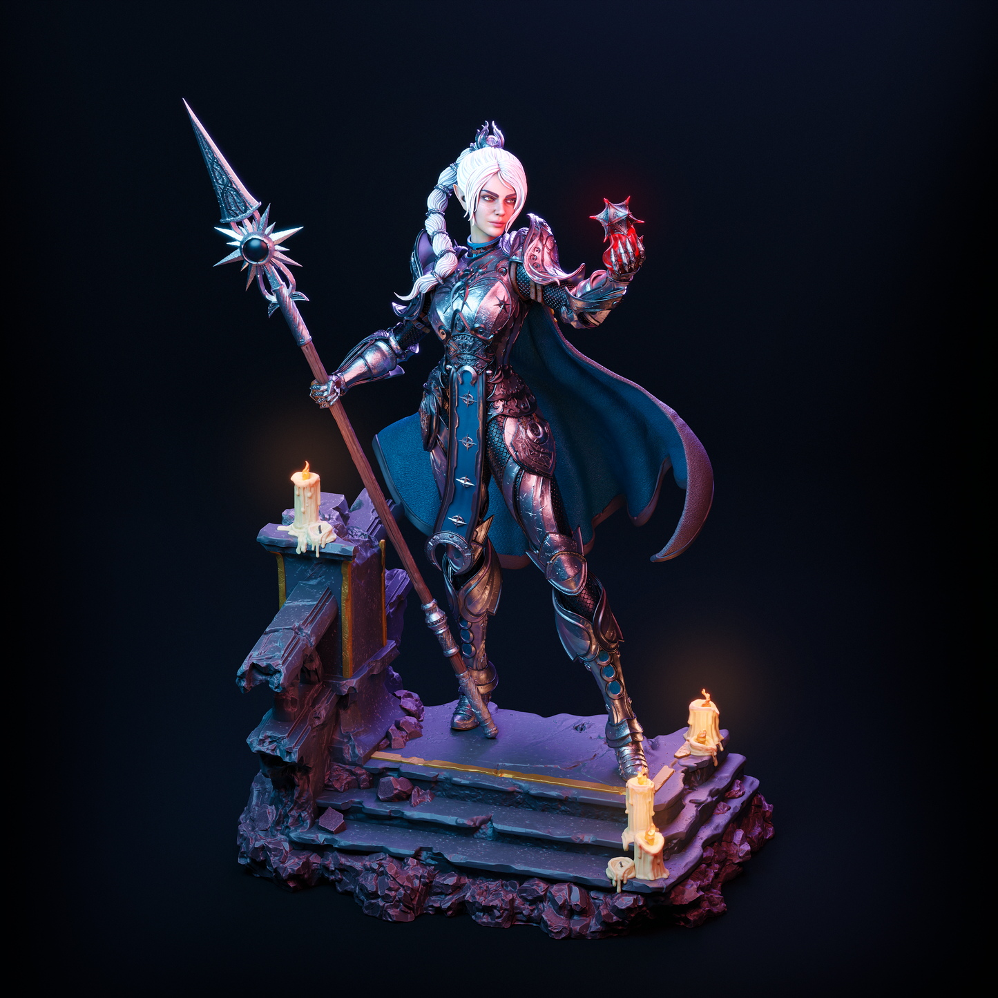 Shadowheart from Baldurs Gate 3 Fan-Model by CA3D