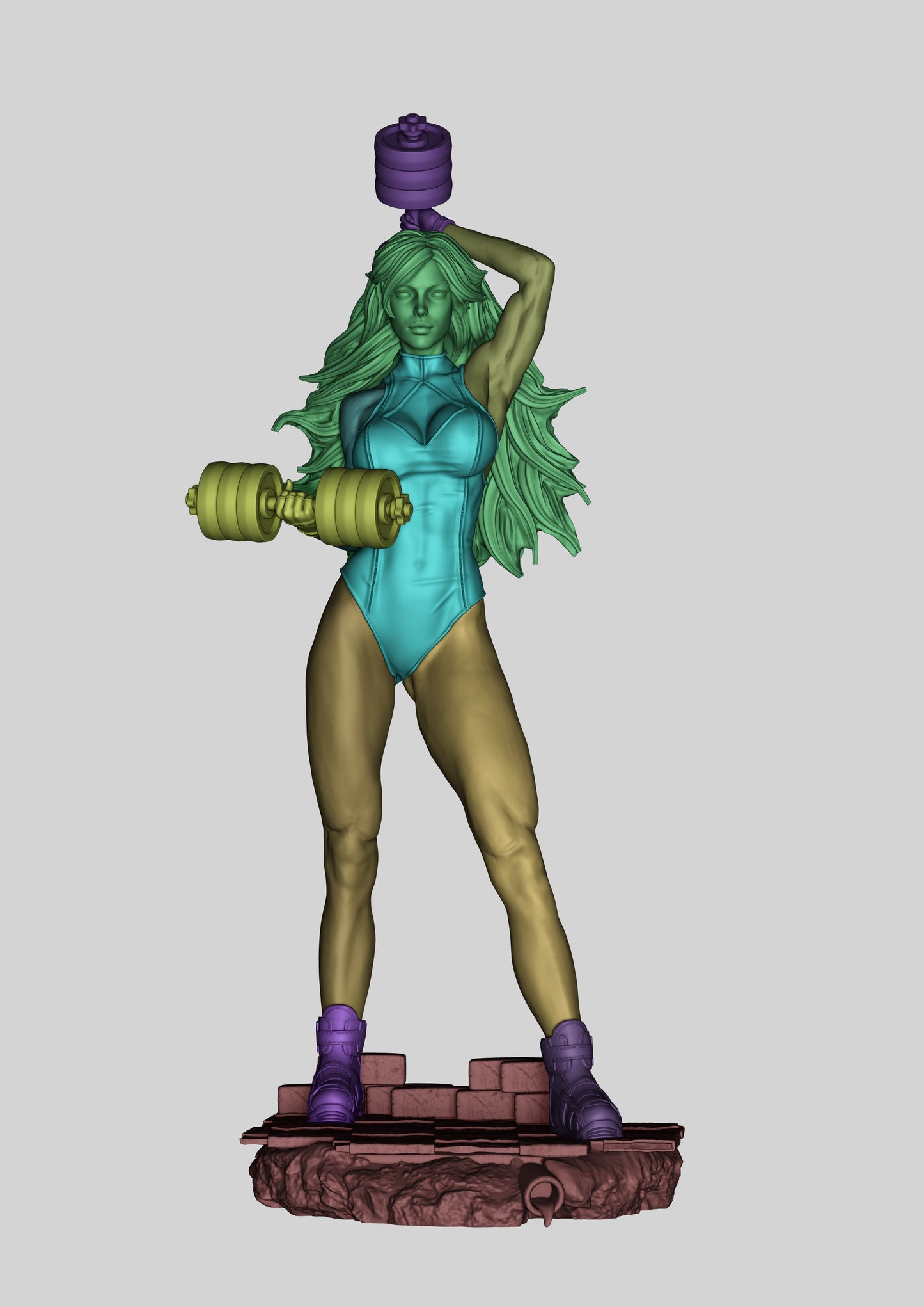 She-Hulk 3 Fan-Model by CA3D