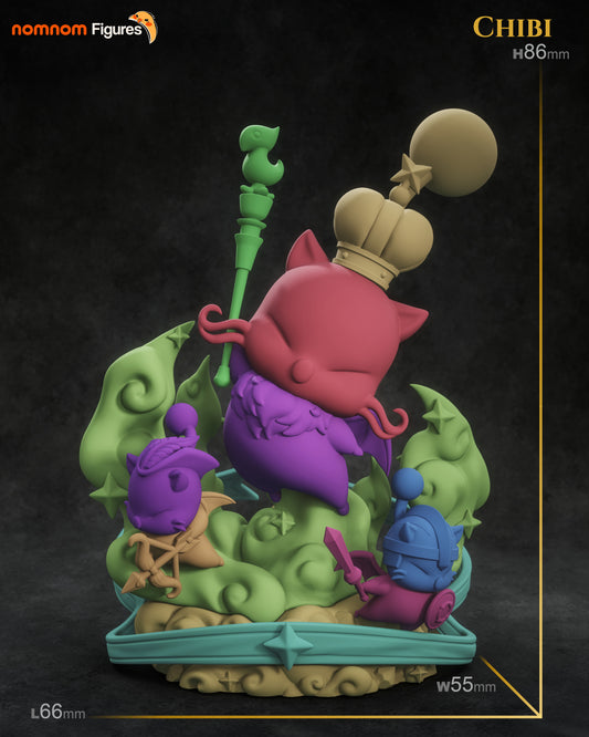 Chibi King Mog XII by NomNom | Painted Commissions available!