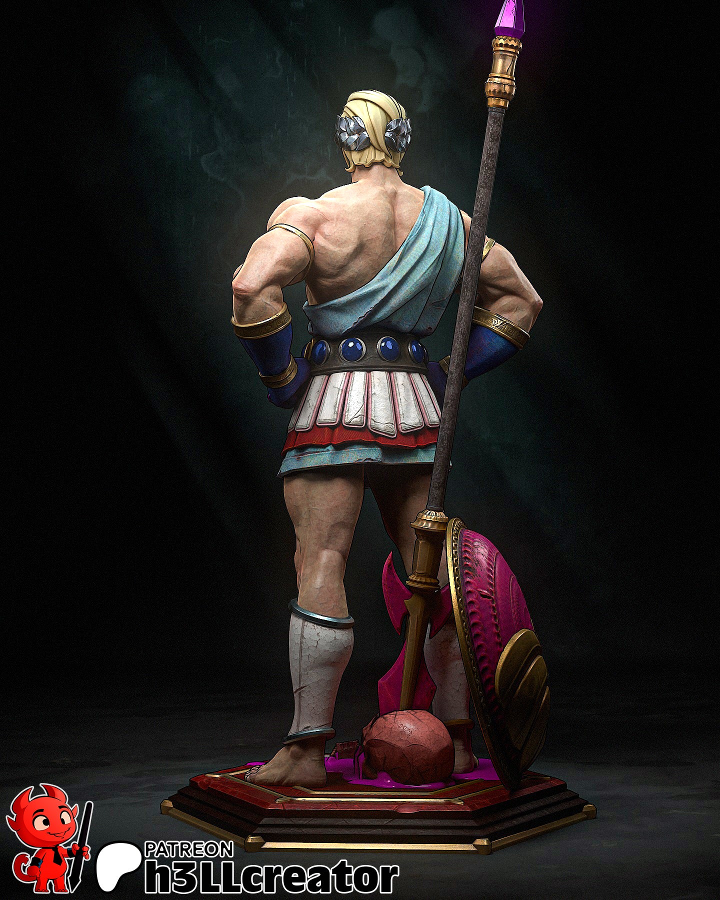 Theseus Garage Kit | Fanmade Model by h3llCreator | Hades | 3D Printed - Sephiknot