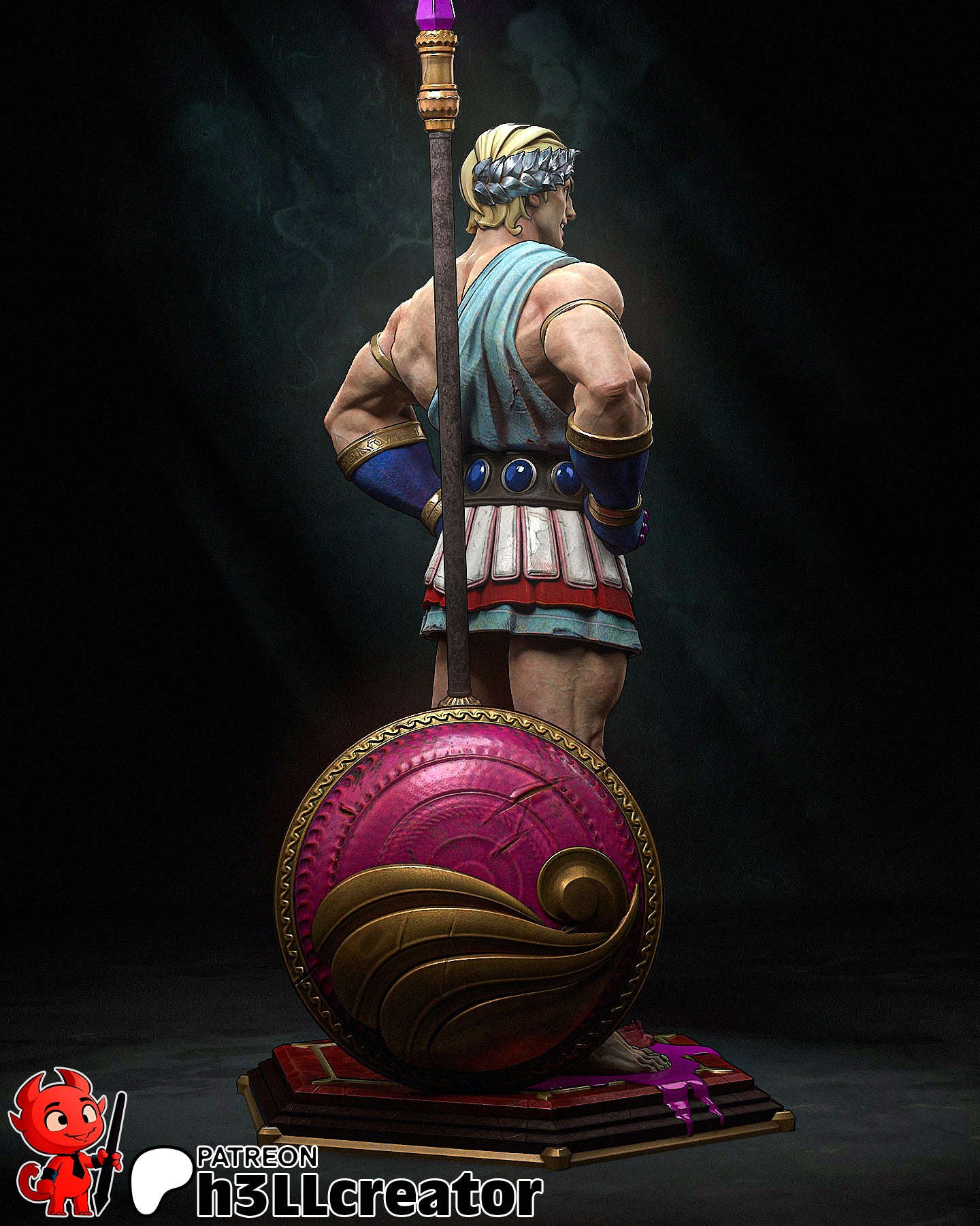 Theseus Garage Kit | Fanmade Model by h3llCreator | Hades | 3D Printed - Sephiknot