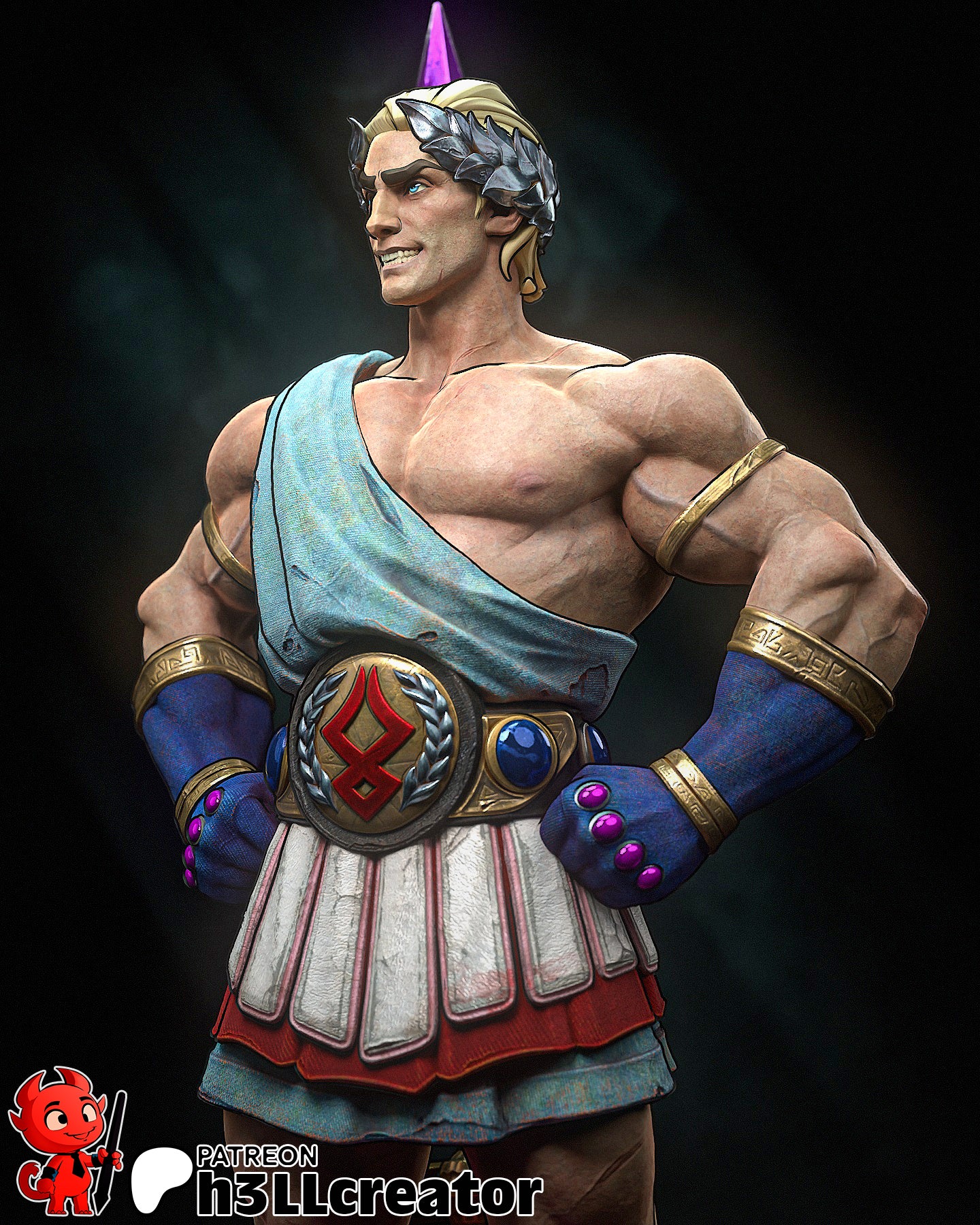 Theseus Garage Kit | Fanmade Model by h3llCreator | Hades | 3D Printed - Sephiknot