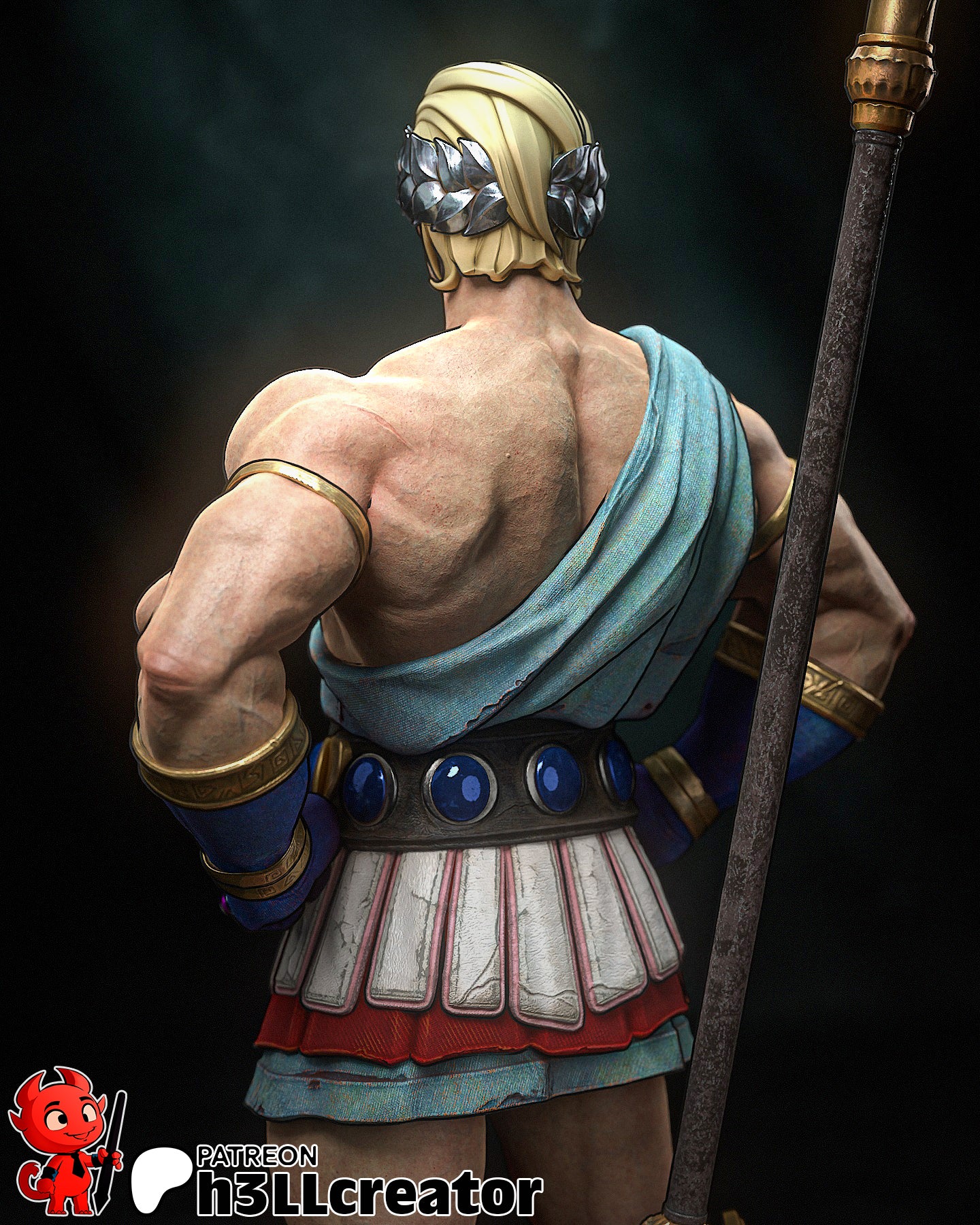 Theseus Garage Kit | Fanmade Model by h3llCreator | Hades | 3D Printed - Sephiknot