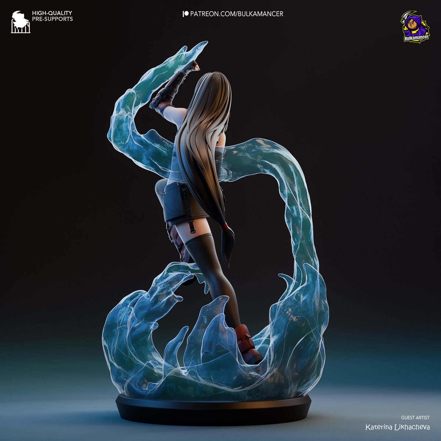 Tifa Garage Kit | Fanmade Model by Bulkamancer | 3D Printed - Sephiknot
