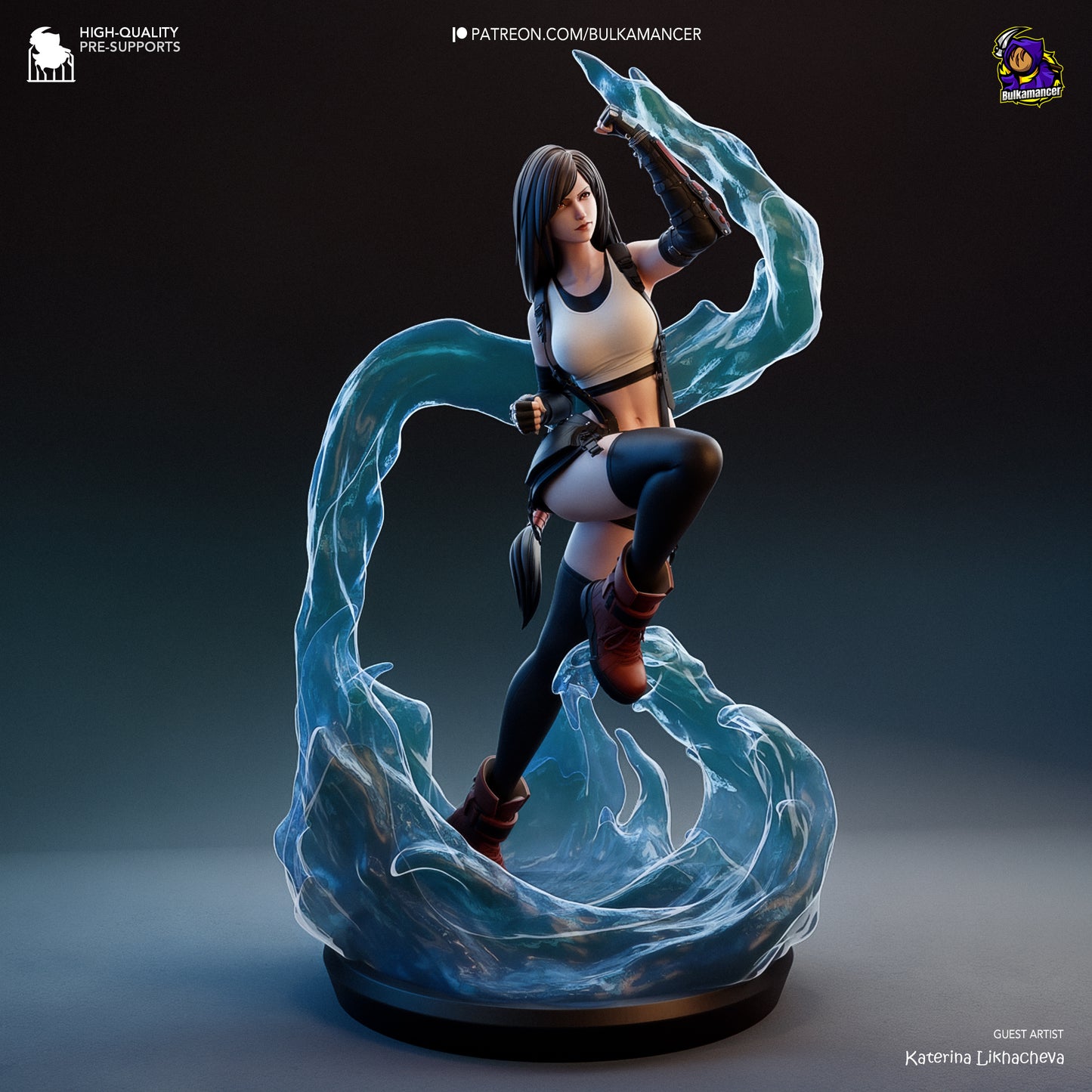 Tifa Garage Kit | Fanmade Model by Bulkamancer | 3D Printed - Sephiknot