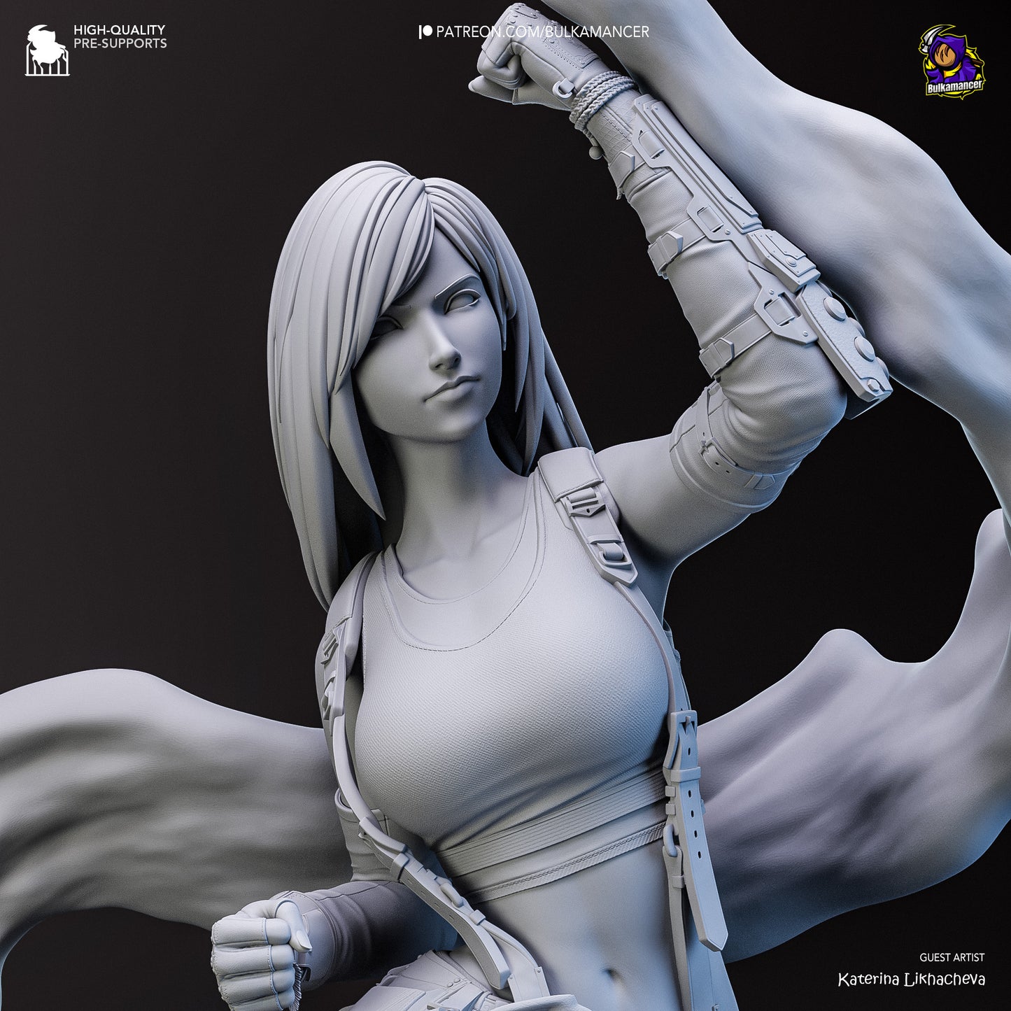 Tifa Garage Kit | Fanmade Model by Bulkamancer | 3D Printed - Sephiknot