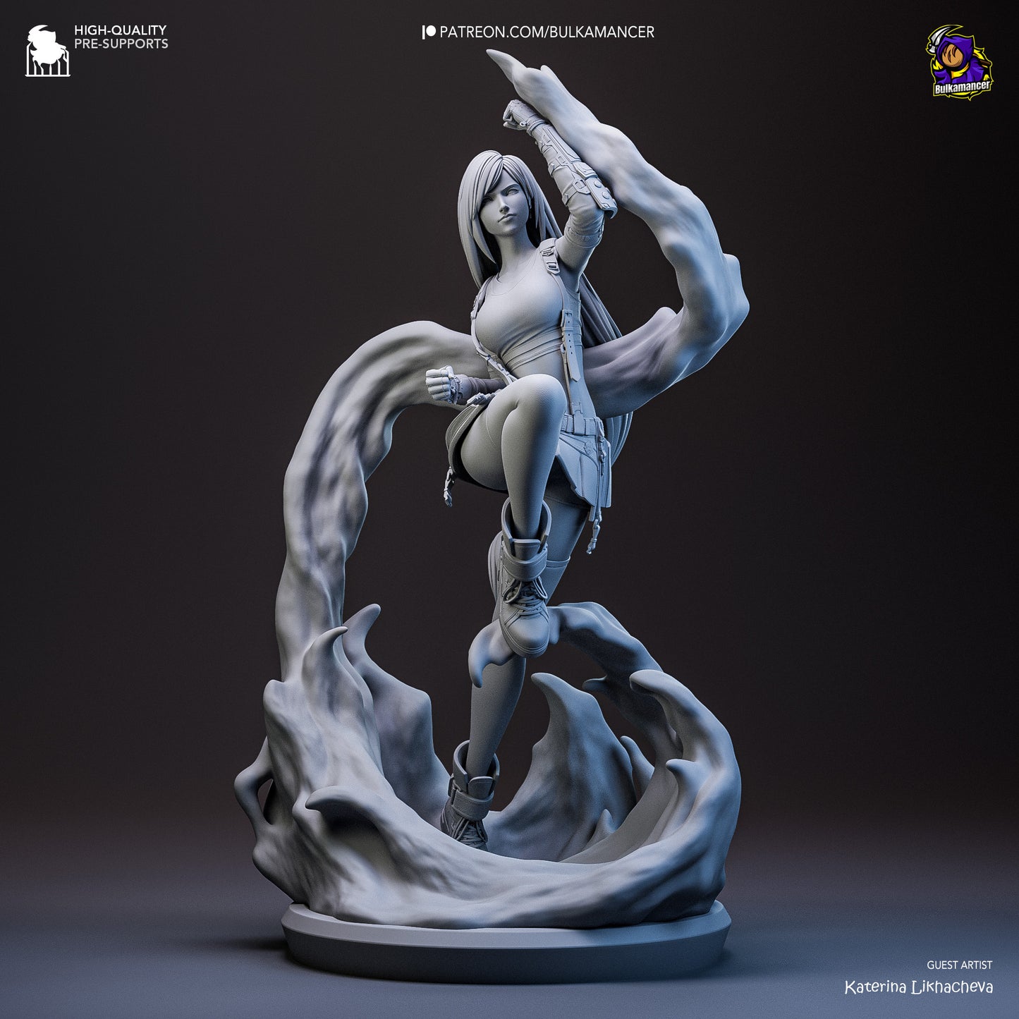 Tifa Garage Kit | Fanmade Model by Bulkamancer | 3D Printed - Sephiknot